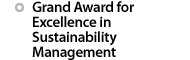 Grand Award for Excellence in Sustainability Management